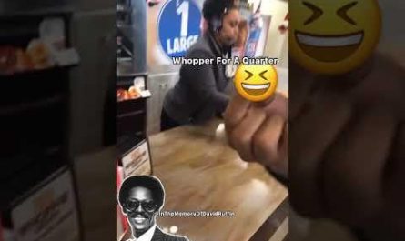 Whopper for a quarter 🍔 follow me! #trending #fyp #explore #viral #reels...
