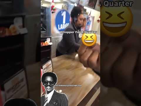 Whopper for a quarter 🍔 follow me! #trending #fyp #explore #viral #reels...