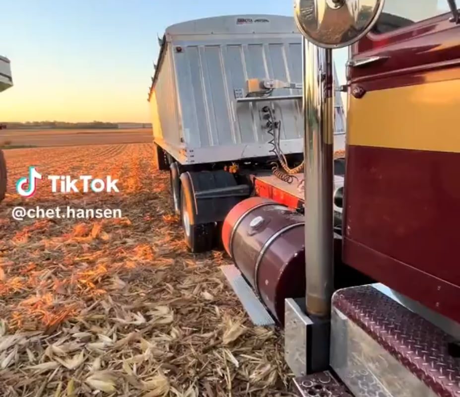 You can smell the diesel in cold, dry air...