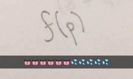 an old picture of some lucky penmanship on high school algebra homework