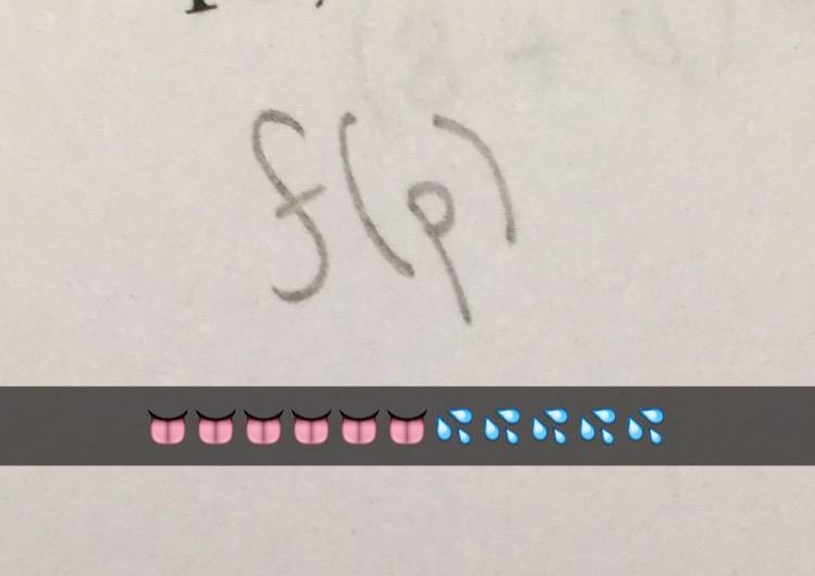 an old picture of some lucky penmanship on high school algebra homework