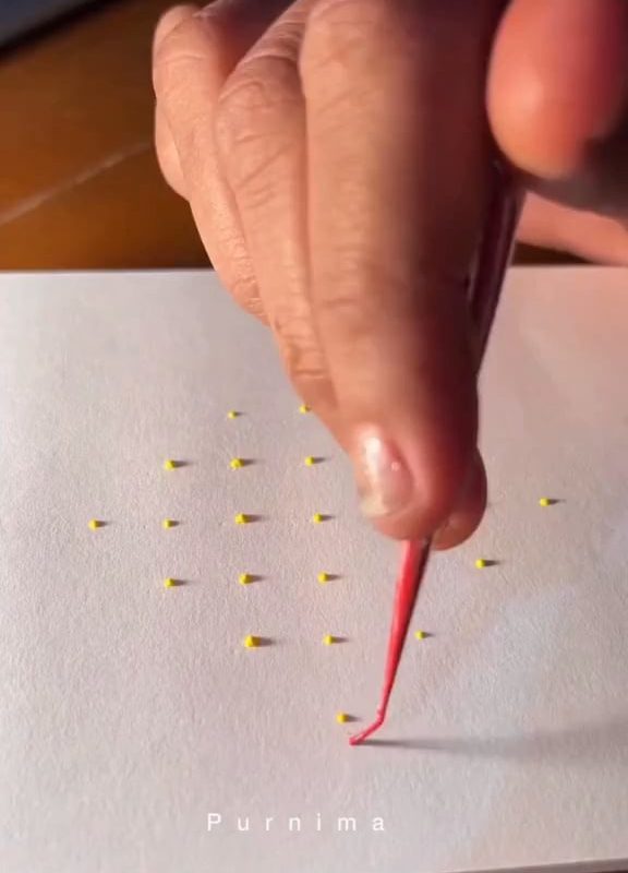 completing a symmetrical pattern in one stroke