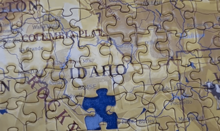 of a completed puzzle (60k pieces)