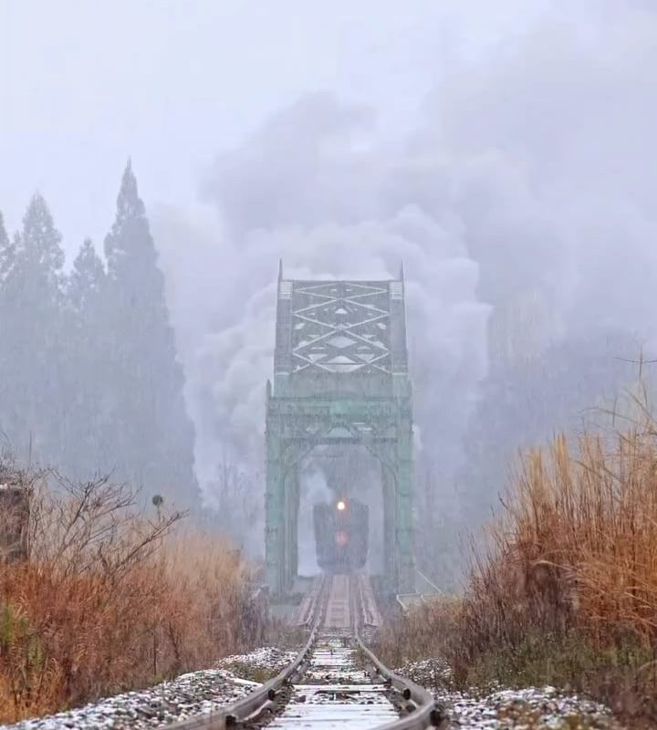 the approach of a train