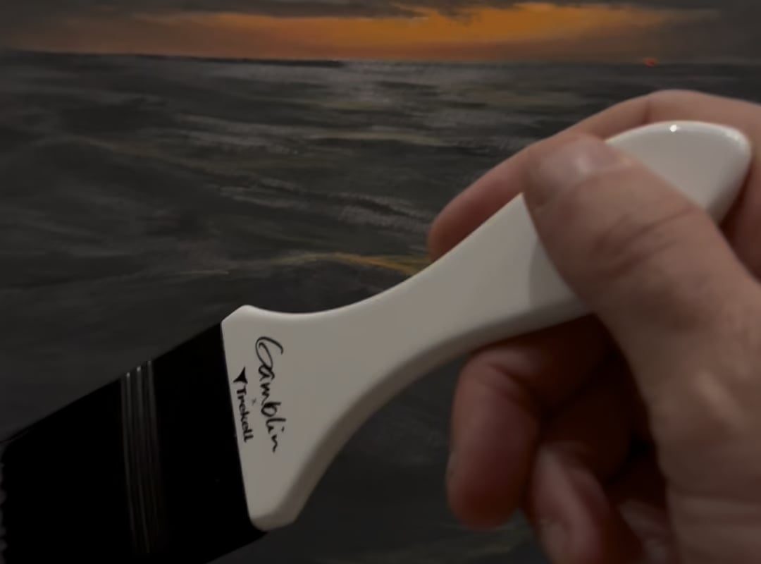 Satisfying oil painting varnish.