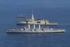 2,000 years of Greek warships: ancient trireme, WW1 cruiser, modern frigate