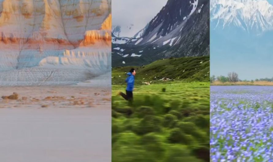 A perfectly clean transition using real footage from Kazakhstan. Credit bydastann