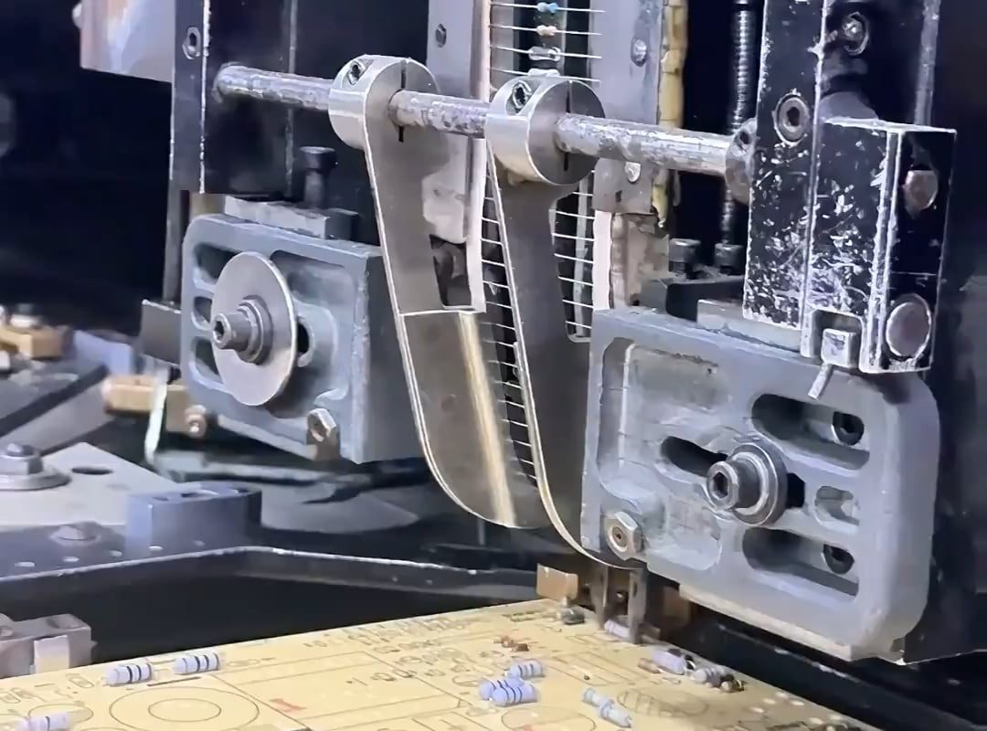 A rapid PCB assembly process in action