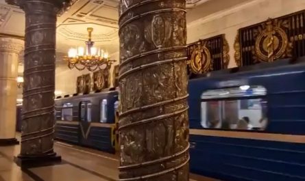 A subway station in Russia