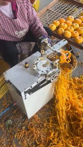 Automated peeling of citrus fruits