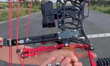Ball bearing compound bow with vision scope