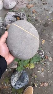 By working a stone, it becomes a vessel.