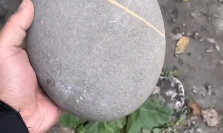 By working a stone, it becomes a vessel.