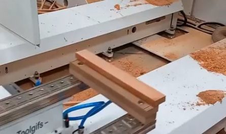 CNC Woodworking with Automatic Tool Changer