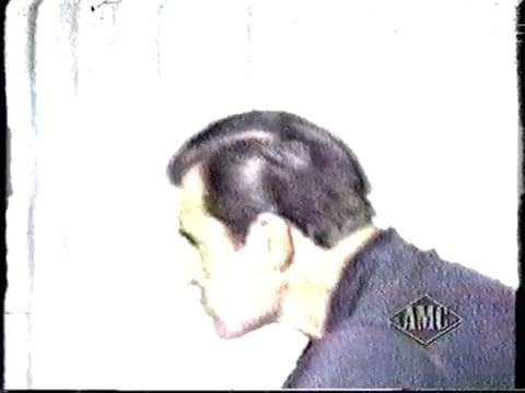 Cheyenne actor Clint Walker, showing off his custom build gym set up, He was 1.98m (6ft 6) and 115 kilos (240 pounds), interview circa late 1950s