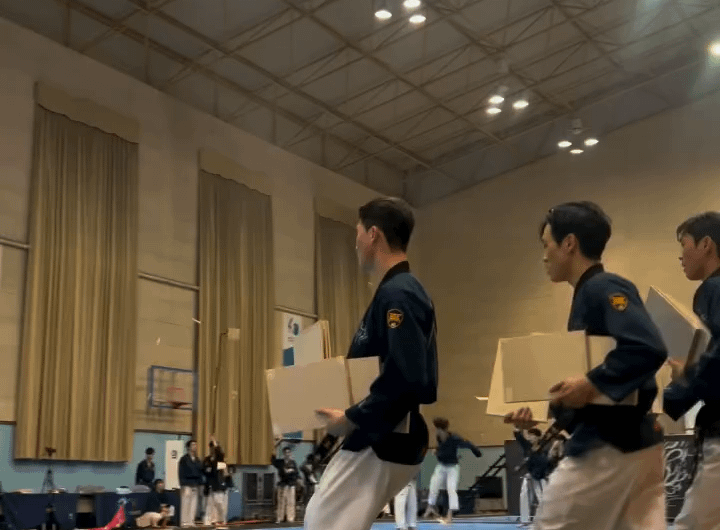 Choi Seung-won spin-kick 12 boards in a row