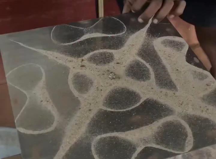 Cymatics ( the study on visible sound waves)