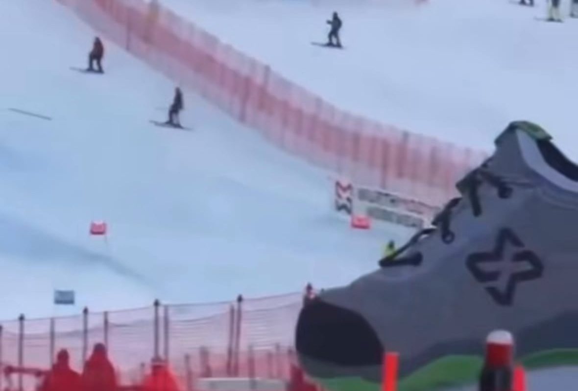 Doggo just wanted a chance to compete in the Winter Olympics.