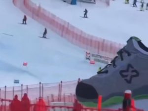 Doggo just wanted a chance to compete in the Winter Olympics.