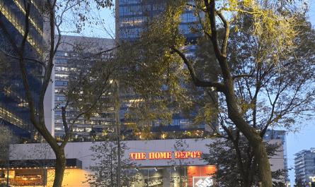 Fancy Home Depot in Polanco, Mexico