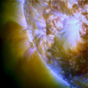 First coronal mass ejection of the new year. 01/01/2026 around 06:00 UTC