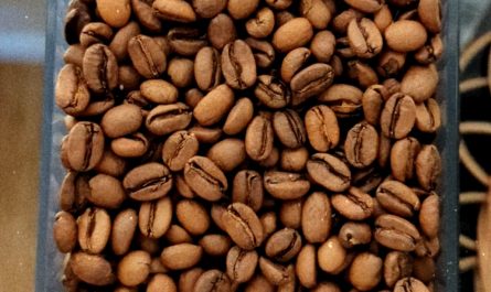 Freshly ground coffee