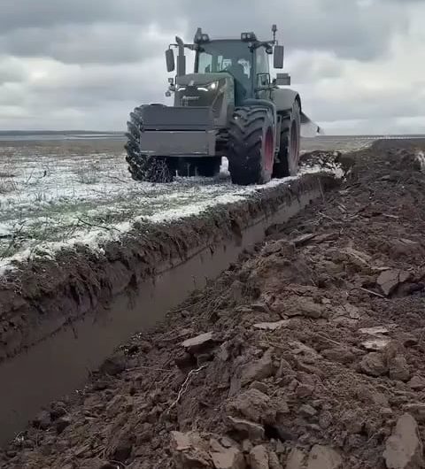 Getting ready for Spring Planting. Turn the soil now so it is ready for a new growing season