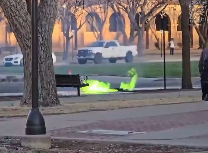 Green flames!??