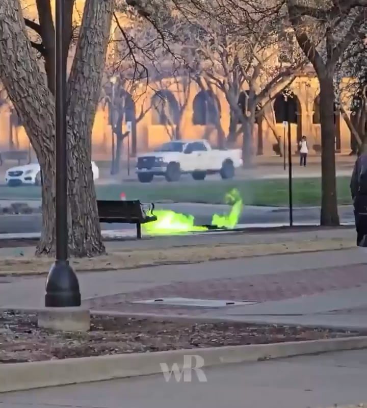 Green flames!??