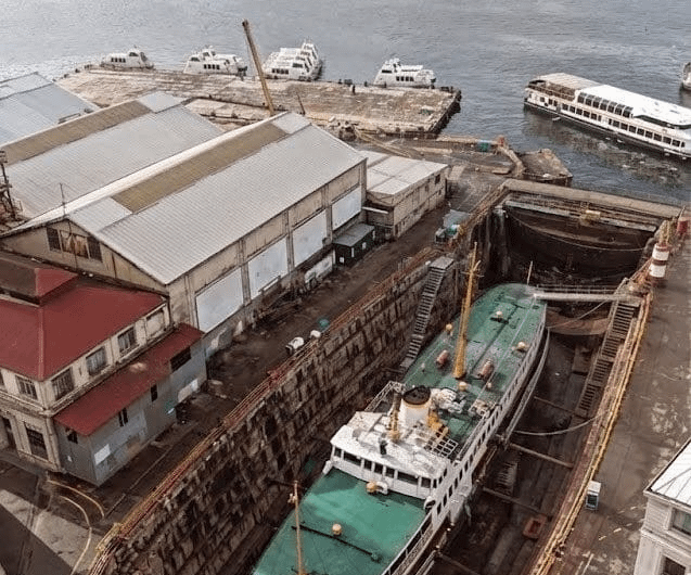 Haliç Shipyard (Tersane-i Amire) in Istanbul, Turkey, founded by the Ottomans in 1455, is often cited as the oldest operating shipyard in the world.