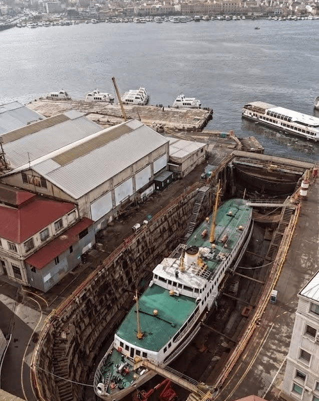 Haliç Shipyard (Tersane-i Amire) in Istanbul, Turkey, founded by the Ottomans in 1455, is often cited as the oldest operating shipyard in the world.