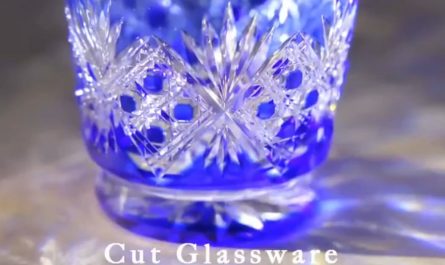 Hand cut Japanese Glassware