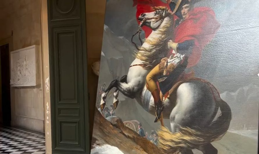 How a masterpiece is placed back after restoration