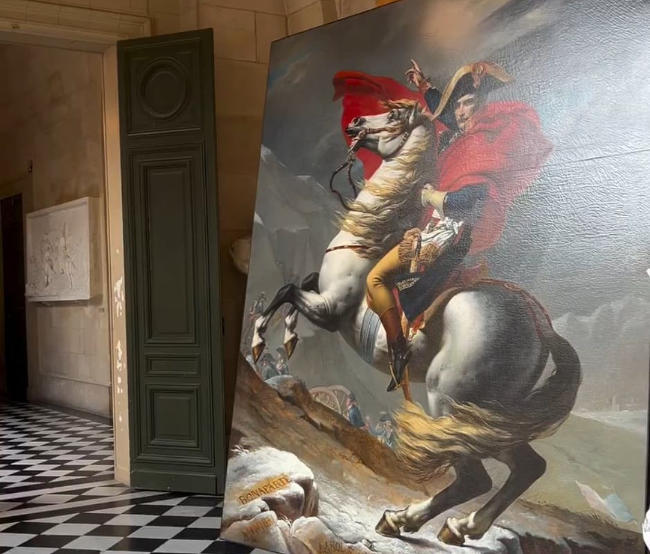 How a masterpiece is placed back after restoration