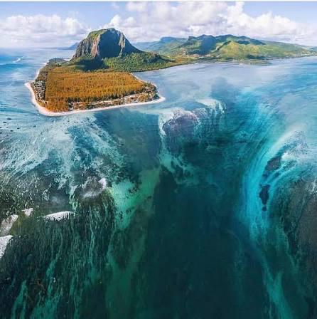 Illusion of Le Morne Brabant, Mauritius