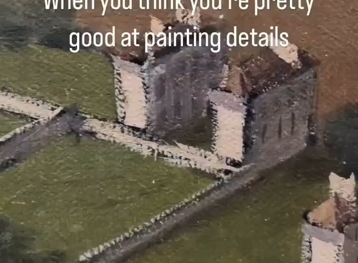 In 1855, Victor Navelet painted Paris from a hot air balloon with astonishing detail – nearly every house is visible.