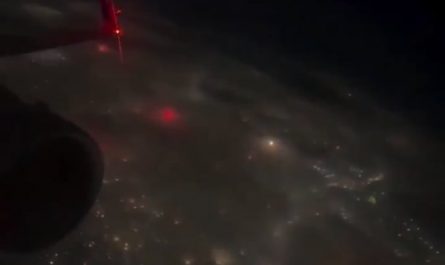 India seen from the sky during Diwali