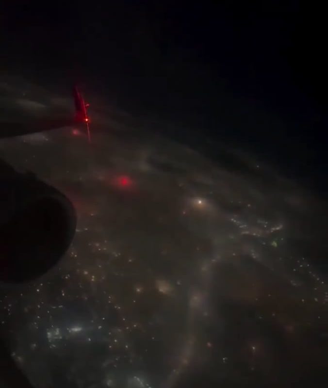 India seen from the sky during Diwali