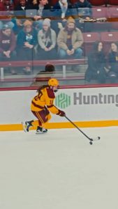 Insane stick handle and puck control