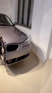 Internals of a car, sliced in half