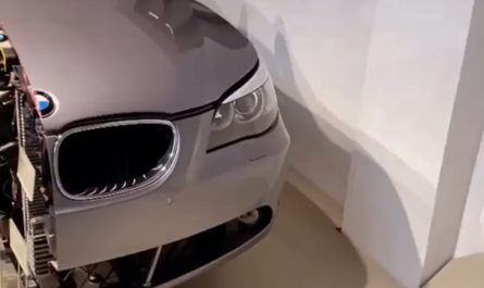 Internals of a car, sliced in half