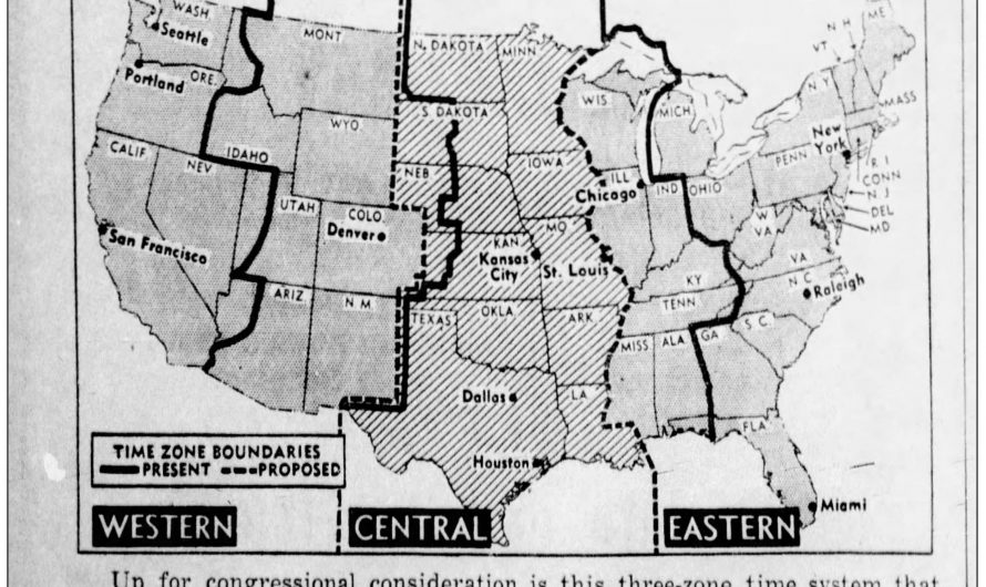 January 8, 1942: Proposed (but unpassed) Time Zone Changes – Minneapolis Morning Tribune