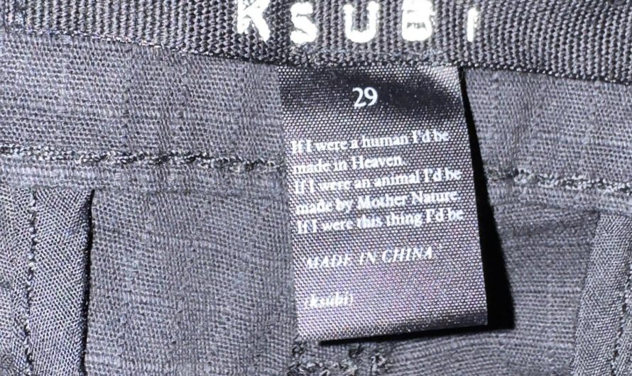 Jeans came with interesting quote.