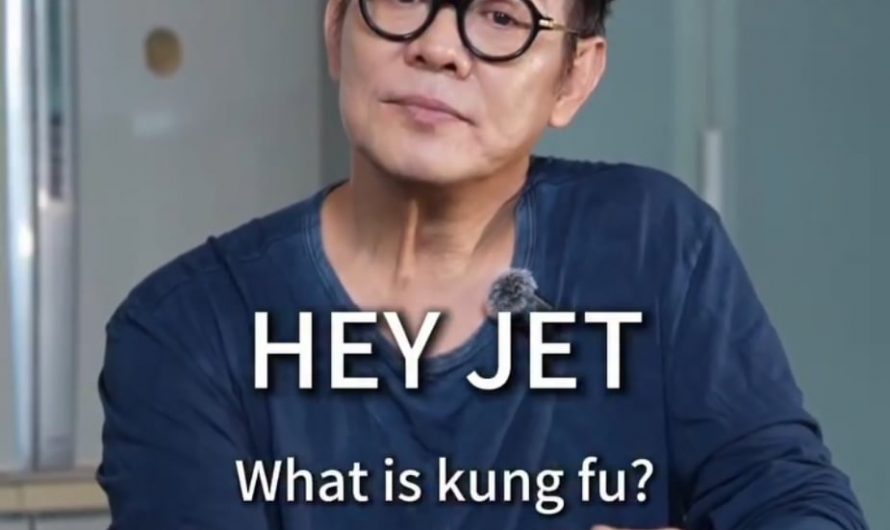 Jet Li explaining the meaning of kung fu