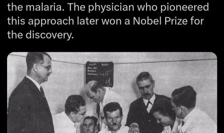 Julius Wagner- Juaregg, an Austrian physician discovered a way to treat syphilis with malaria in the early 20th century.