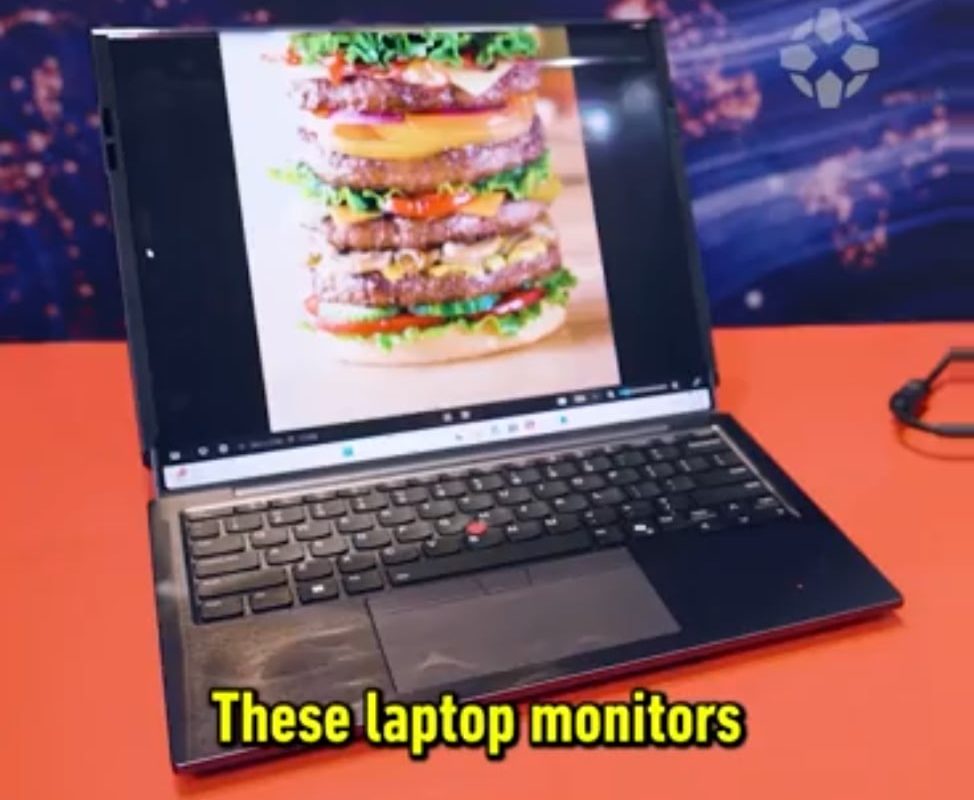 Lenovo showing Vertical and Horizontal expanding screens at CES 2026.