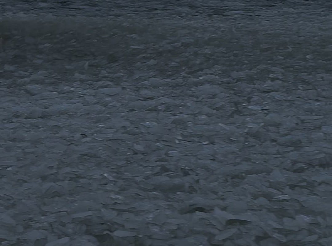 Love watching ice get crushed