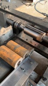 Machine finishing of iron products