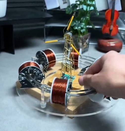 Magnetic Motor powered by magnetic feilds