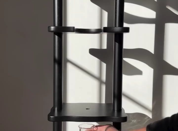 Making a Winter Mint Cold Brew using a Cold Brew Tower